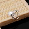 24PCS Rhinestones Crystal Spirals Hair Pin Clip Imitation Pearl Spin Pin Swirl Hair Twists Coils Hairpin Bun Stick Pick (B#) view 3