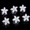 24PCS Rhinestones Crystal Spirals Hair Pin Clip Imitation Pearl Spin Pin Swirl Hair Twists Coils Hairpin Bun Stick Pick (A#) view 1