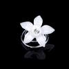 24PCS Rhinestones Crystal Spirals Hair Pin Clip Imitation Pearl Spin Pin Swirl Hair Twists Coils Hairpin Bun Stick Pick (A#) view 2