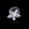 24PCS Rhinestones Crystal Spirals Hair Pin Clip Imitation Pearl Spin Pin Swirl Hair Twists Coils Hairpin Bun Stick Pick (A#) view 3