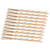 20 Pcs Ancient-gold One-word Bobby Pins Metal Hair Clip for Hairstyling - Simple Fashion All-Match Side Clamp Liu Hai Hairpin Barrette Headgear for Women Lady view 1