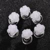 24PCS Rhinestones Crystal Spirals Hair Pin Clip Imitation Pearl Spin Pin Swirl Hair Twists Coils Hairpin Bun Stick Pick (F#) view 1