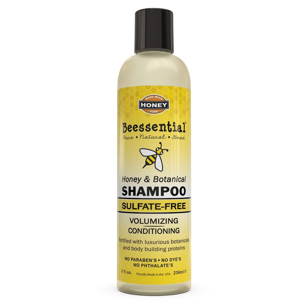 Beessential Botanical Sulfate Free Shampoo, Honey, 8 Ounce