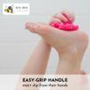 Big Bee, Little Bee - Kids Original ScrubBEE, 100% Silicone Childrens Bath Scrubber, Promotes Effective Independent Hand & Body Washing, As Seen on Shark Tank (Marigold) view 3