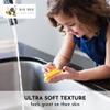 Big Bee, Little Bee - Kids Original ScrubBEE, 100% Silicone Childrens Bath Scrubber, Promotes Effective Independent Hand & Body Washing, As Seen on Shark Tank (Marigold) view 4