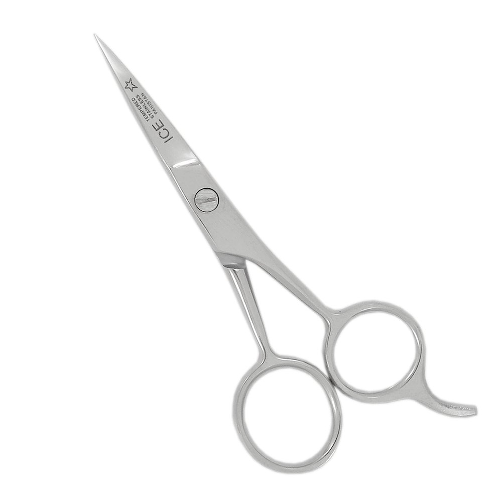 5.5" Hair Cutting Scissors Barber Shears - ICE Tempered - Stainless Steel