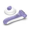 Remington Smooth & Silky Electric Shaver for Women, 4-Blade Smooth Glide Foil Shaver and Bikini Trimmer with Almond Oil Strip, Shave Wet or Dry view 2
