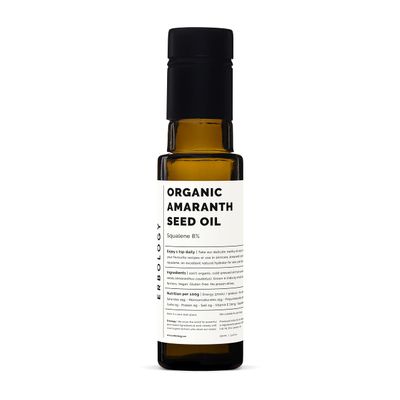 Erbology Organic Amaranth Oil 3.4 fl oz - Cold-Pressed - Rich in Squalene (8%) and Vitamin E (580% RI) - Regenerate and Nourish - No Additives or Preservatives - Sustainably Sourced - Vegan - GMO-Free