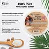 Kuza 100% Pure African Shea Butter with Borututu, White Creamy - 15oz. - Moisturizer for Hair, Skin & Nails view 3