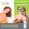 Hair Science Formula 82S | DHT-Blocking Shampoo for Thinning Hair | Featuring Saw Palmetto, Biotin, Panthenol, Keratin, Provitamins, & Amino Acids | Sulfate-Free & Color-Safe | For Men & Women | 12oz view 2
