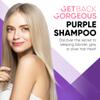 GBG Purple Shampoo for Blonde Hair - Hair Toner for Silver, Grey & Blonde, Instantly Conditions Brassy Hair - Celebrity Stylist Purple Toning Shampoo for Soft, Shiny & Silky Hair for Women & Men, 8 Oz view 2
