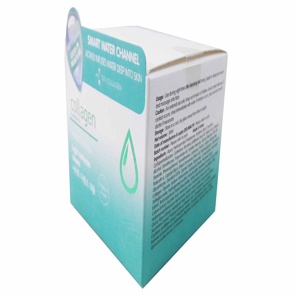 Collagen by Watsons. Hydro Balance Night Defense Cream, maintains the optimal sebum-moisture balance in your skin and protects it against greasiness and dryness. (50 ml/pack)