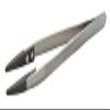 6-1/2" Tweezers with Black Nylon Tips Non-Marring Jewelry Making Gemstone Tweezers view 1