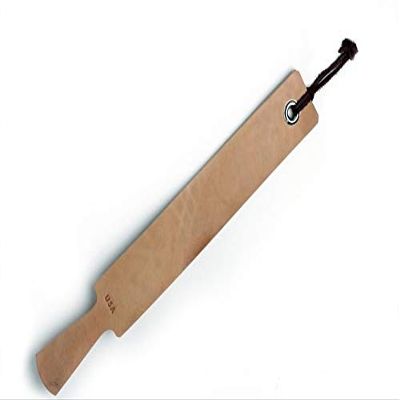 15" Razor Emporium Travel Beginner Horsehide Straight Razor Strop | Made in USA
