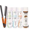 Complex Brazilian Keratin Blowout Hair Treatment 4 Bottles 300ml Value Kit Includes Sulfate Free and Easy Comb Queratina Keratina Brasilera Tratamiento view 1