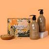 Luseta Castor Oil Shampoo and Conditioner Set Strengthen and Cleanse Thin Hair Restore Damaged Hair Sulfate Free for Men & Women 16.9oz*2 view 3