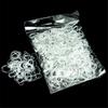 1000PCS Small Clear Elastic Hair Ties Rubber Band Premium Elastic Hair Bands Ponytail Holder Mini Polybands view 1