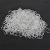 1000PCS Small Clear Elastic Hair Ties Rubber Band Premium Elastic Hair Bands Ponytail Holder Mini Polybands view 2