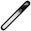 Large Size Glass Nail File Hand Decorated with Swarovski Elements, in Black Velvet Sleeve, Genuine Czech Tempered Glass, Lifetime Guarantee, Hand-Made Crystal Nail File view 2