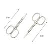 Motanar Eyebrow and Nose Hair Scissors, 3.7 Stainless Steel Professional Facial Nose Hair Trimmer Scissors for Women and Lace Wigs 2 Pieces view 2