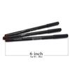 3 Pcs x Italia 1025 EXPRESSO BROWN Ultra Fine Eye liner Pencil Lip Eyeliner Set + Free ZipBag view 3