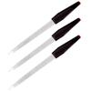 Pinkee's (3 Pack) 5 inch Stainless Steel Sapphire Nail File for Fingernails, Toenails, Scraping, Strengthening, Finger Manicure File view 1