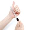 Pinkee's (3 Pack) 5 inch Stainless Steel Sapphire Nail File for Fingernails, Toenails, Scraping, Strengthening, Finger Manicure File view 2