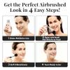 Jerome Alexander MagicMinerals AirBrush Foundation  2 Piece Set with Airbrush Foundation and Kabuki Brush - Spray Makeup with Anti-aging Ingredients for Smooth Radiant Skin - Medium view 3