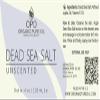 Pure and Natural Dead Sea Salt Scrub- Sea Salt Scrub Gently Exfoliates Face Body Feet & Hands with Soothing Jojoba Oil and Vitamin E by Organic Pure Oil (Unscented, 4 oz) view 2