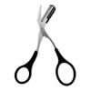 1PCS Black Professional Stainless Steel Eyebrow Grooming Shear Scissors with Plastic Comb(Detachable) Eyebrow Eyelash Hair Removal Shaper Shaping Tool Makeup Beauty Accessories for Men and Women view 1