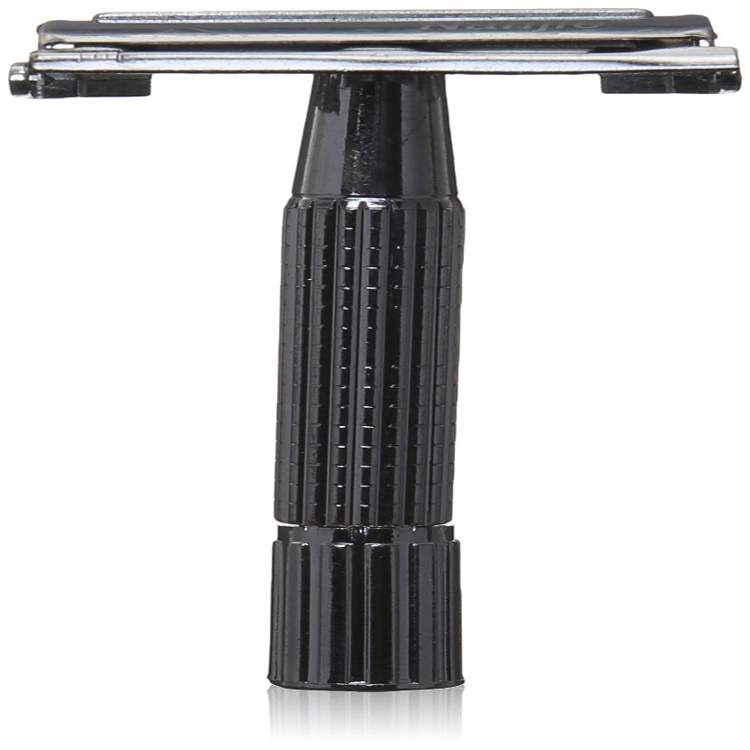 Butterfly Open Double Edge Safety Razor with Mid Aluminum Membrane