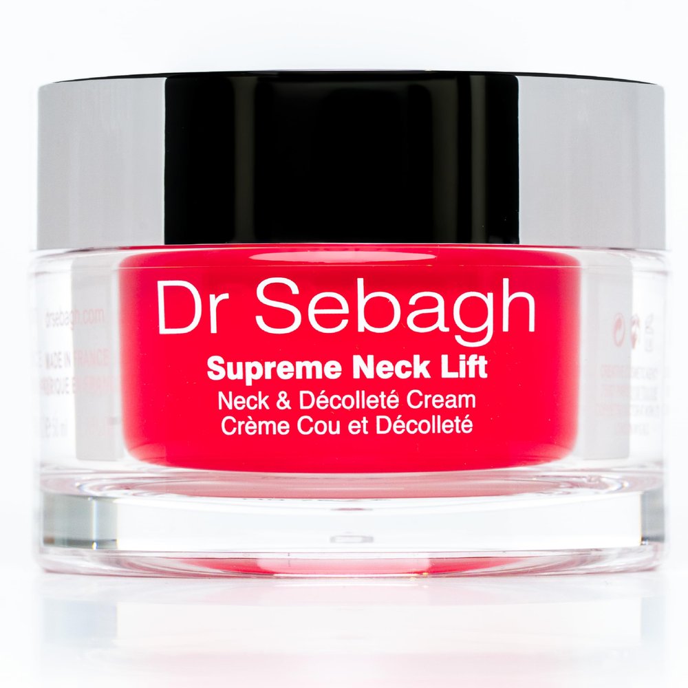Dr Sebagh Supreme Neck Lift (1.7 fl oz) - Firming & Rejuvenating Neck Cream for Wrinkles - Neck Firming and Tightening Treatment for Dcolletage & Chest - Lift, Smooth & Restore Elasticity