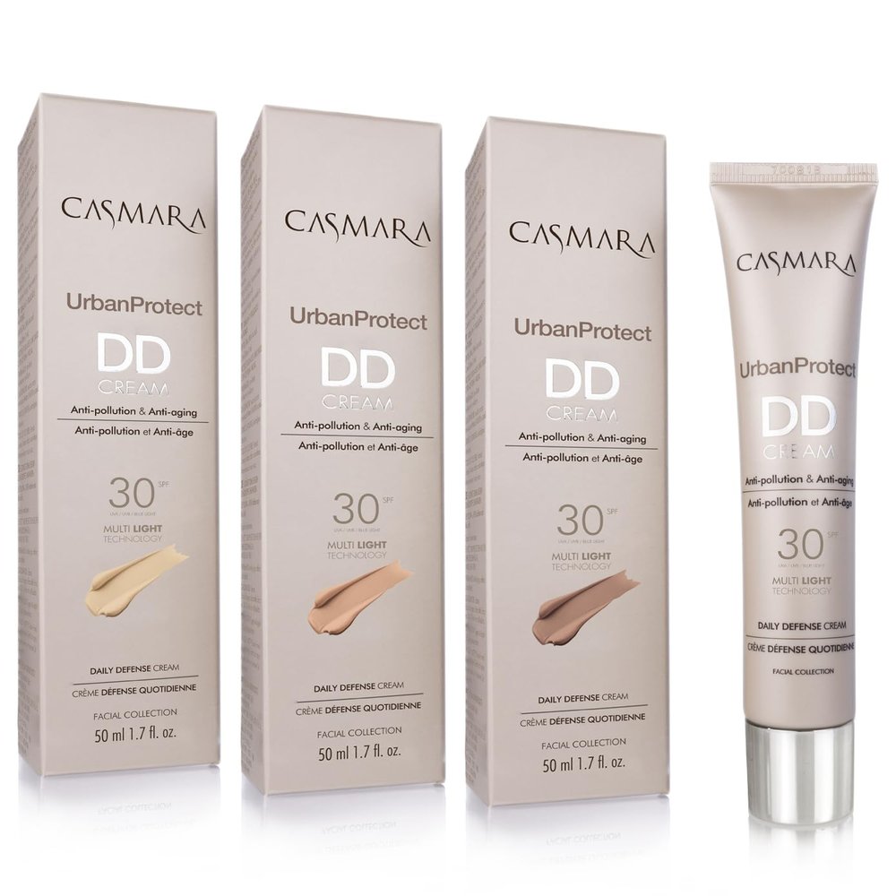Casmara DD Cream Urban Protect 50 ml Anti-Pollution Anti-Aging Moisturizer SPF 30 (Dark)