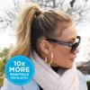 GOODY Ouchless Women's Hair Braided Elastics 4mm for Medium Hair, Brown, 32 Count (Pack of 1) view 4