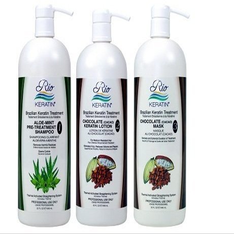 Brazilian Keratin Treatment By Rio Keratin 4 Oz Chocolate Do-it Yourself Kit
