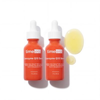 Timeless Coenzyme Q10 Antioxidant Serum, Collagen Support, 1 fl oz, 2-Pack