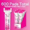 Swisspers Premium Cotton Rounds  100 Count (Pack of 6) - 100% Pure Cotton - Soft, Absorbent, Hypoallergenic Pads for Makeup Removal, Skincare, Baby Care and Facial Cleansing - Lint Free view 2