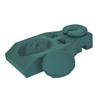 EarthLite Pregnancy Massage Cushion & Headrest - Full Body Pregnancy Bolster/Ideal After Breast Surgery & Lower Back Pain, Teal view 1