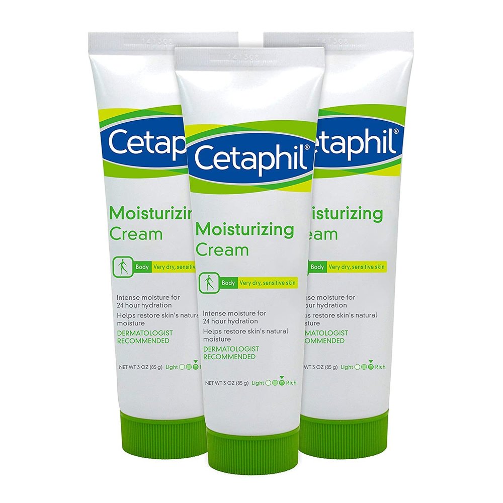 Cetaphil Moisturizing Cream, 3 oz (Pack of 3)