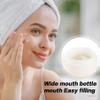 100ml 3.34oz White Silver Edge Empty Refillable Cosmetic Plastic Jars with Dome Lid Make Up Face Cream Lip Balm Lotion Storage Container Travel Case Bottle Pot Pack of 6 view 4