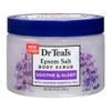 Dr Teal's Pure Epsom Salt Body Scrub, Soothe & Sleep with Lavender Essential Oils, 16 oz view 1
