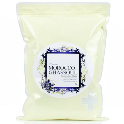 2500ml Premium Morocco Ghassoul Modeling Mask Powder Pack for Sebum Control, Pore Control