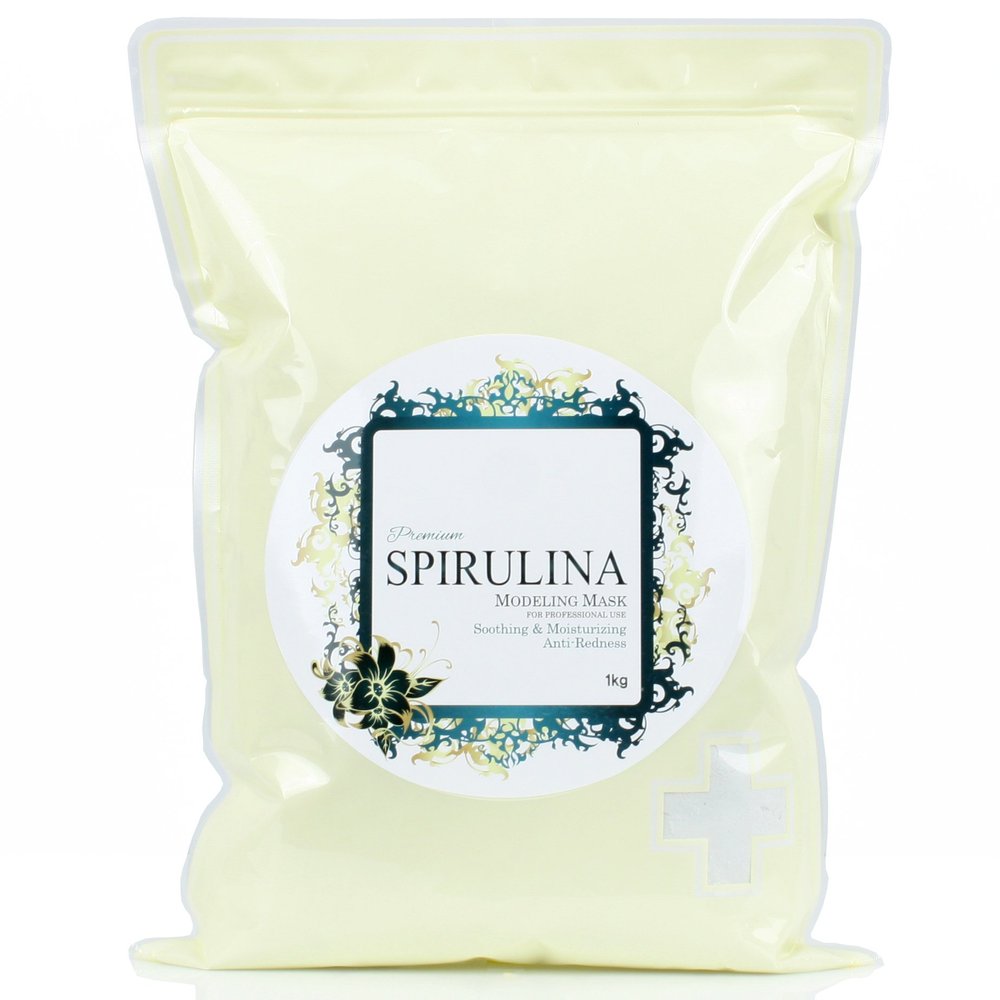 2500ml Premium Spirulina Modeling Mask Powder Pack for Soothing, Moisturizing