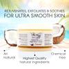 The Keys Salt Scrub -Sea Salt Scrub - Exfoliating Body Scrub with Wooden Spoon - Moisturizing Exfoliator for Hands, Foot, Bath, (12 Ounce (Pack of 3), Coconut) view 2