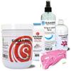Sugaring Stater Package for Bikini, Brazilian Waxing, Underarms + After Care Package - Powder,Spray,Lotion + 100Pcs of Nitrile Gloves view 1
