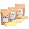 Better Shea Butter Set of Raw Shea Butter, Raw Mango Butter, Unrefined Cocoa Butter For Soap Making and DIY Body Butters, Lip Balms, Body Lotions - Each Jar is 8 oz Making 24 oz Total (3-Bar Set) view 1