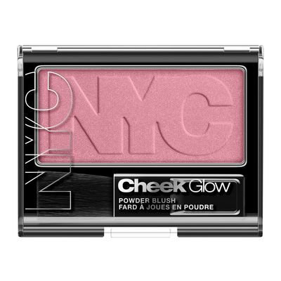 N.Y.C. New York Color Cheek Glow Blush, Park Slope Pink, 0.28 Ounce