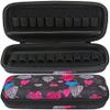 20 Bottle Essential Oil Carrying Case Premium Hard Shell Protection for up to 20 Bottles  Perfect for Roller and Standard Bottles 5ml to 10ml  Great for Travel (Black Hearts) view 3