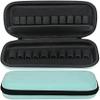 20 Bottle Essential Oil Carrying Case Premium Hard Shell Protection for up to 20 Bottles  Perfect for Roller and Standard Bottles 5ml to 10ml  Great for Travel (Teal Suede) view 3