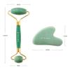 ETHONS Jade Roller & Gua Sha 2 in 1 For Face - Premium Construction Face Massager - Skin Tightening De-Puff Face Scraper - Anti Aging - Relieves Headache & TMJ [Gift-Ready Packaging] view 2